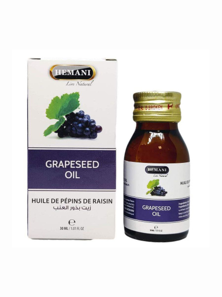 GRAPESEED OIL, Hemani (Масло Виноградной косточки, Хемани), Для роста ...