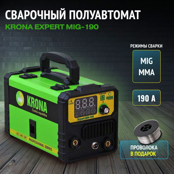 Сварочный полуавтомат KRONA Expert MIG-190 крона купить на OZON по ...