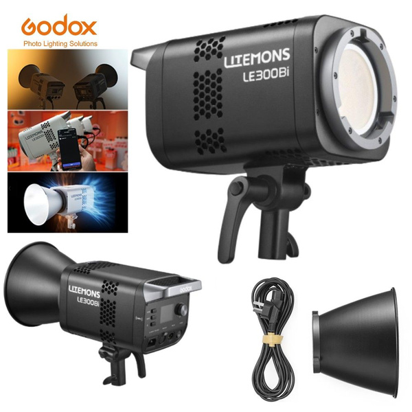 Godox Litemons LE300Bi 300W Bi-Colour COB LED Constant Light Monolight (Black) main image 1
