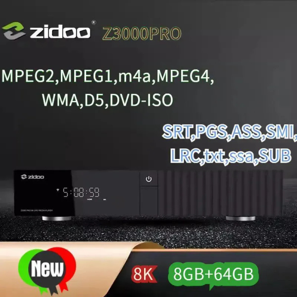 Zidoo Z3000Pro 8K Blu-ray-плеер - купить с доставкой по выгодным ценам ...
