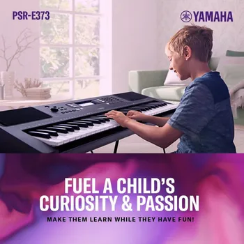 Yamaha PSR-E373 61-клавишный профессиональный синтезатор для начинающих