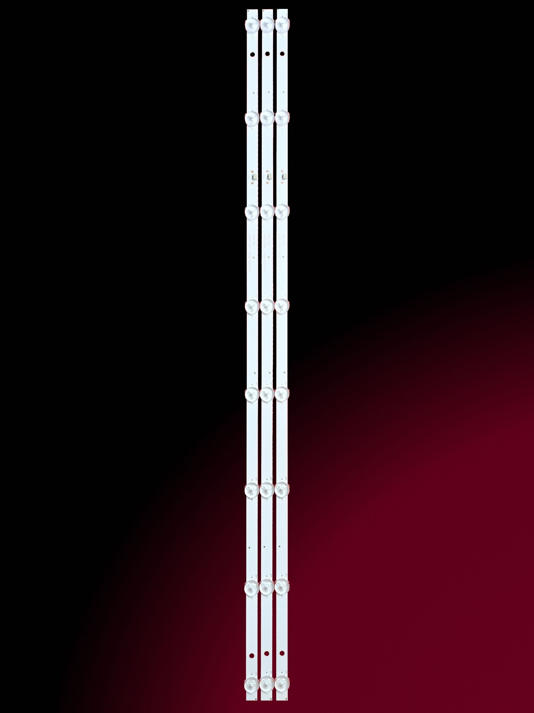 Подсветка для DEXP F40D7100M F40F7000M/W, PRESTIGIO PTV40DS00Y BK CIS, RUBIN RB-40D5FT2C, TELEFUNKEN TF-LED40S03T2 TF-LED40S05T2S, ERGO LE40CT5530AK; DLED39.5MXY 3X8 (730MM)