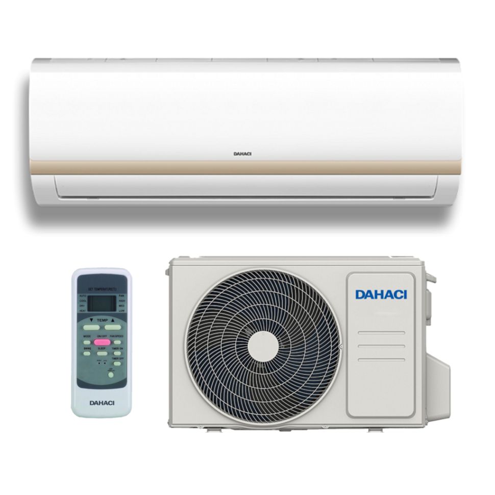 Сплит-система Dahaci FreshME DI09BFM-F/DO09BFM-F класс А до 26 м2, завод MIDEA, компрессор GMCC, 3 скорости от 26 дБ, самодиагностика, антикор покрытие, гарантия 3 года