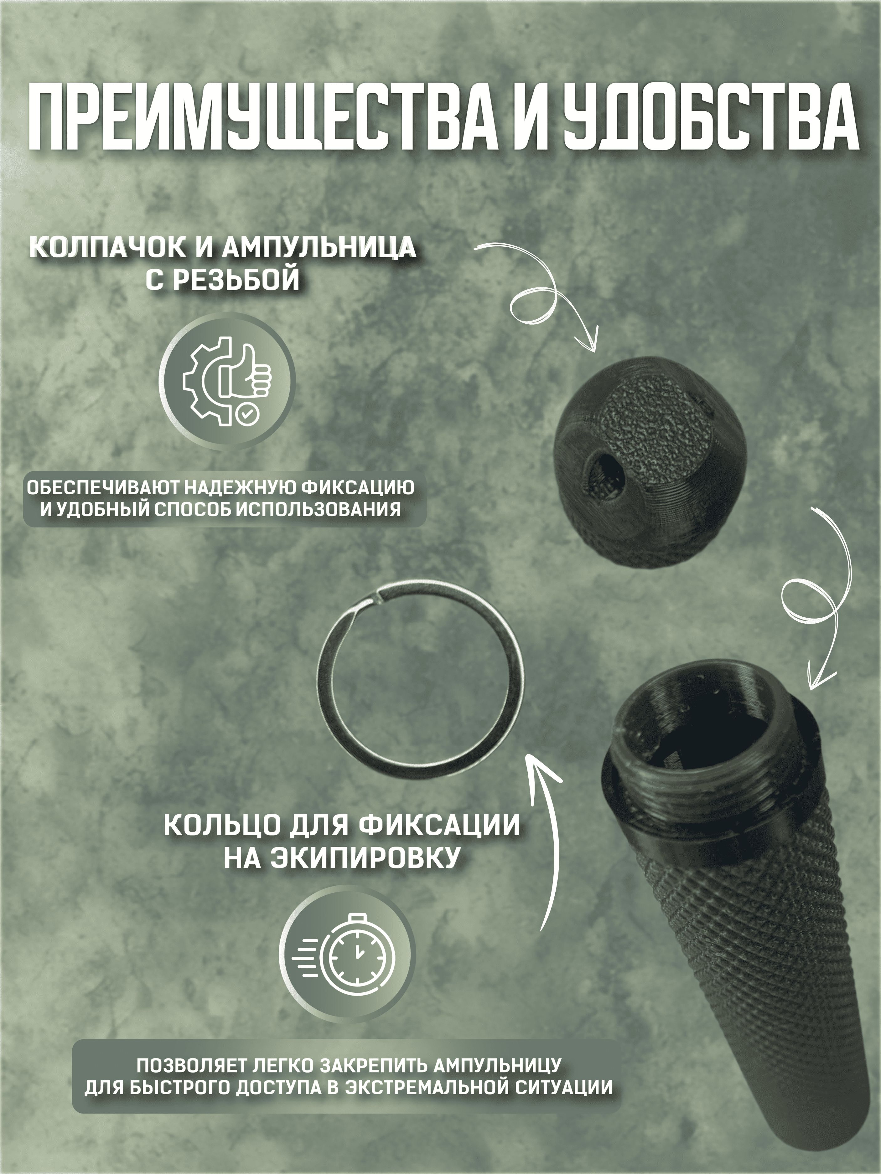 Ампульница тактическая(Nefopam)V2 10 шт.