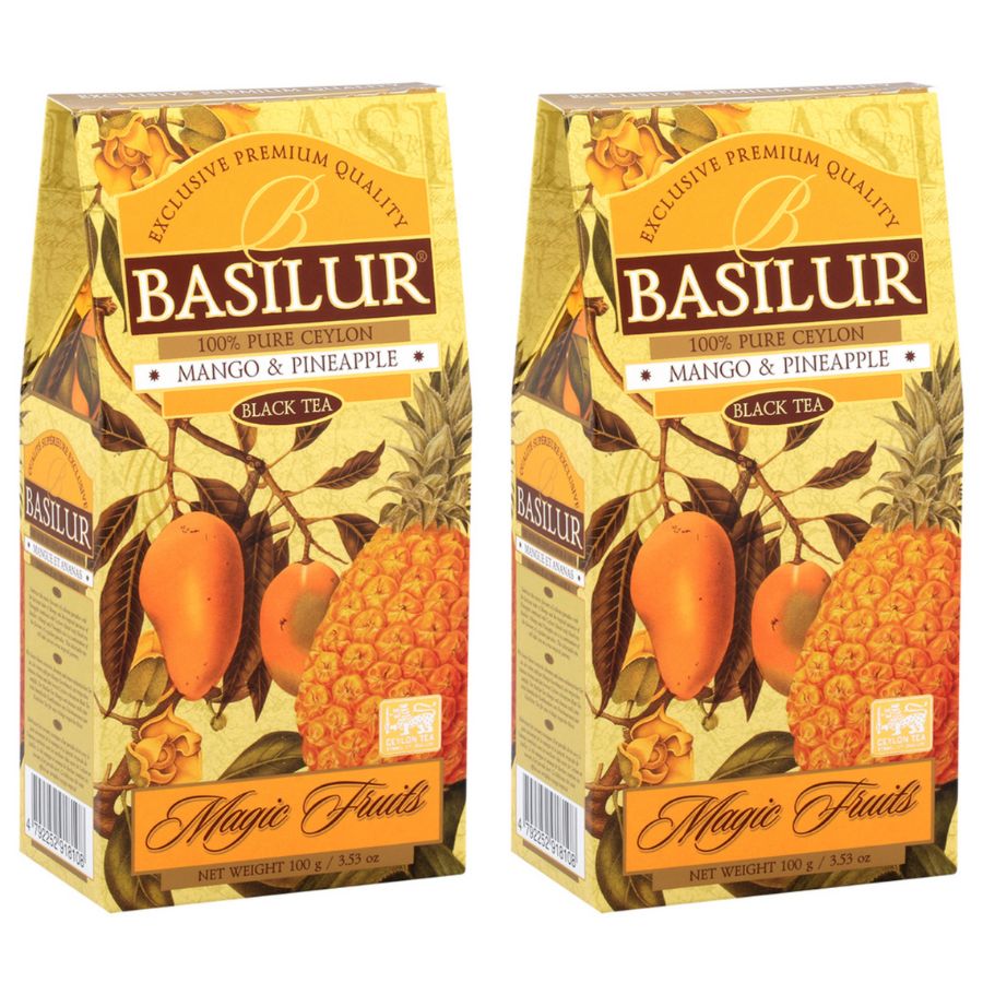 Чай черный Basilur &quot;Magic Fruits <b>Mango</b> & Pineapple&quot;, 100 гр. ...