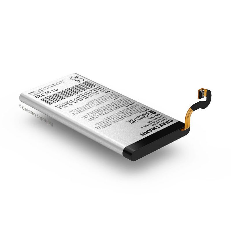 Стандартный аккумулятор Craftmann 3000mAh для смартфона SAMSUNG GALAXY S8 SM-G950/G9500/G950A/G950F (EB-BG950ABE)