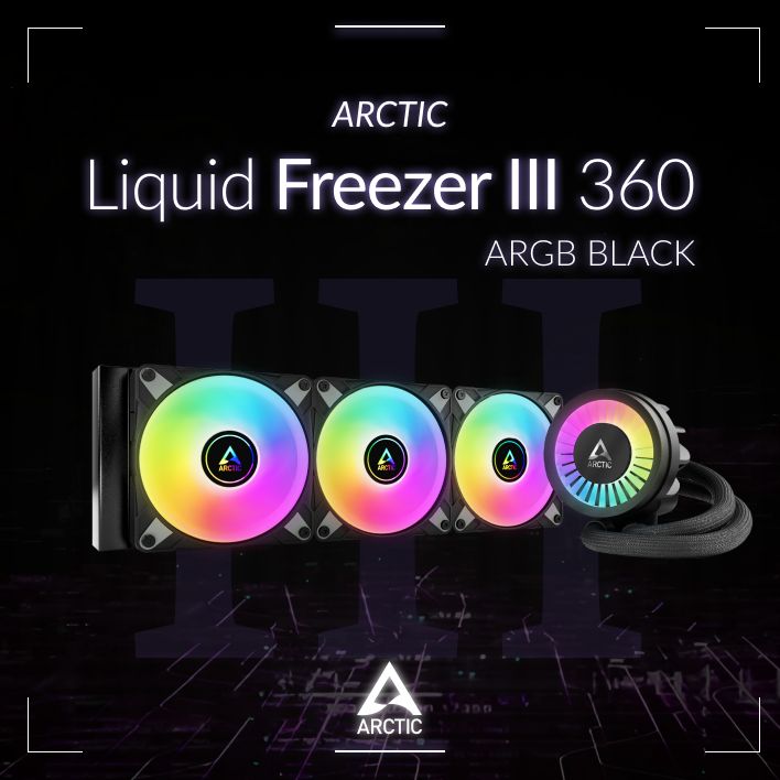 СистемаводяногоохлажденияLiquidFreezerIII360ARGBBlack