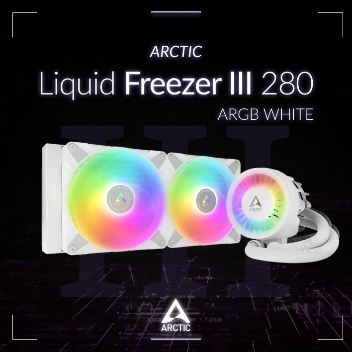 Система водяного охлаждения Arctic Liquid Freezer III 280 ARGB White