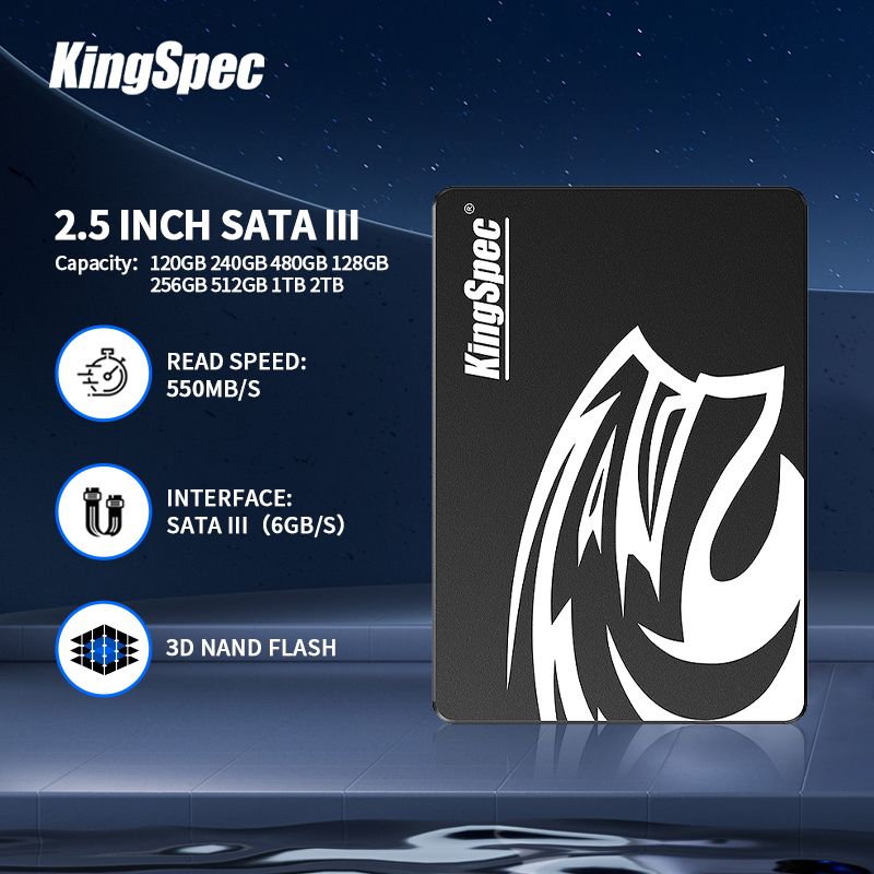 KingSpec512ГБВнутреннийSSD-дискssdkingspecSATA2.5inch(P3-512)