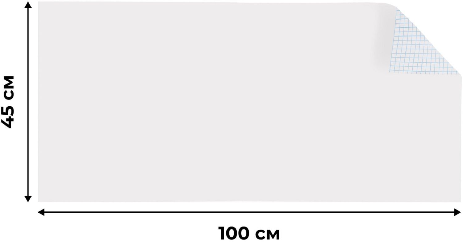 Доска маркерная Attache 45x100 см настенная