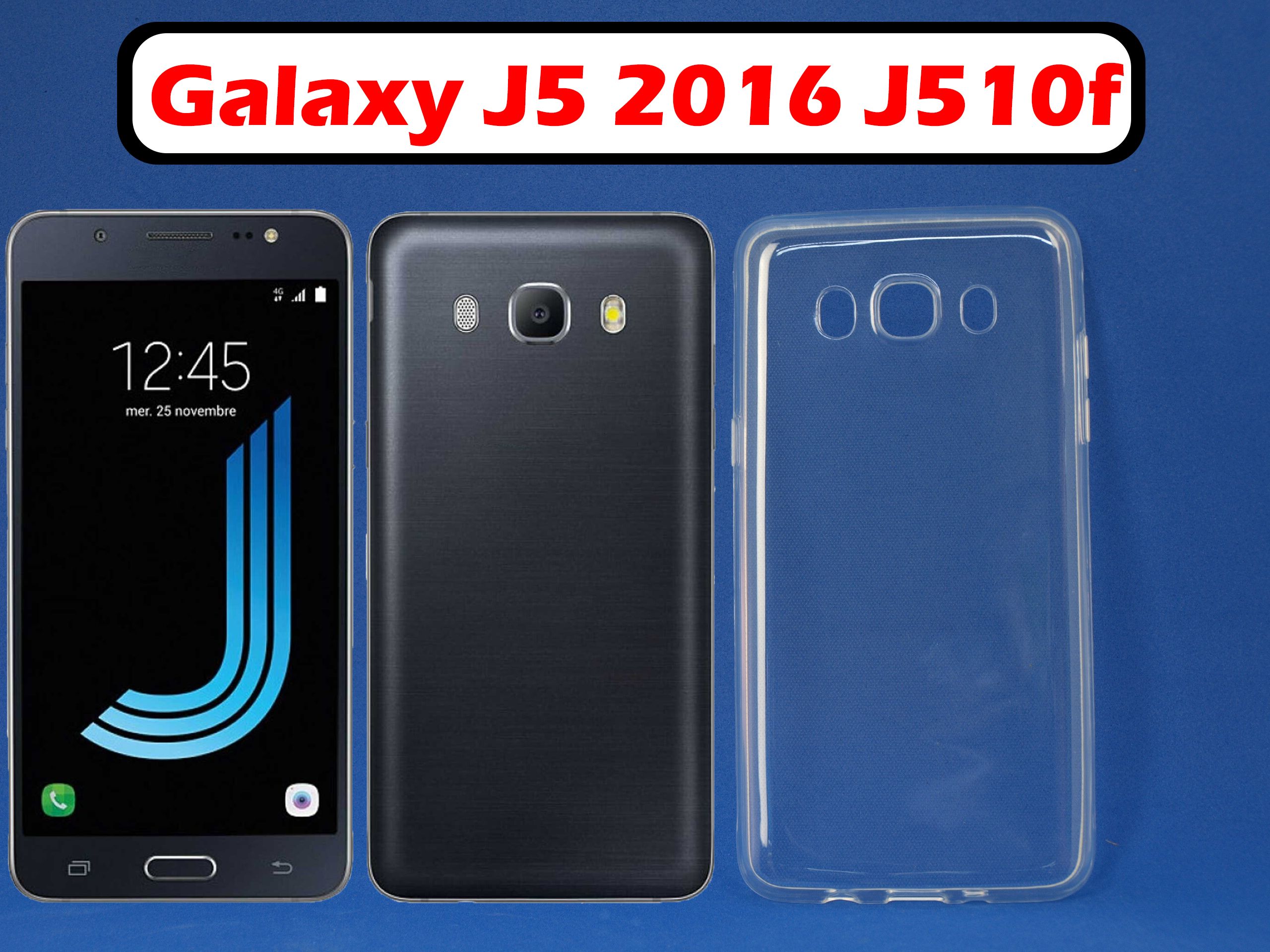 Чехол накладка для Samsung J5 2016 (J510) Прозрачный , силикон