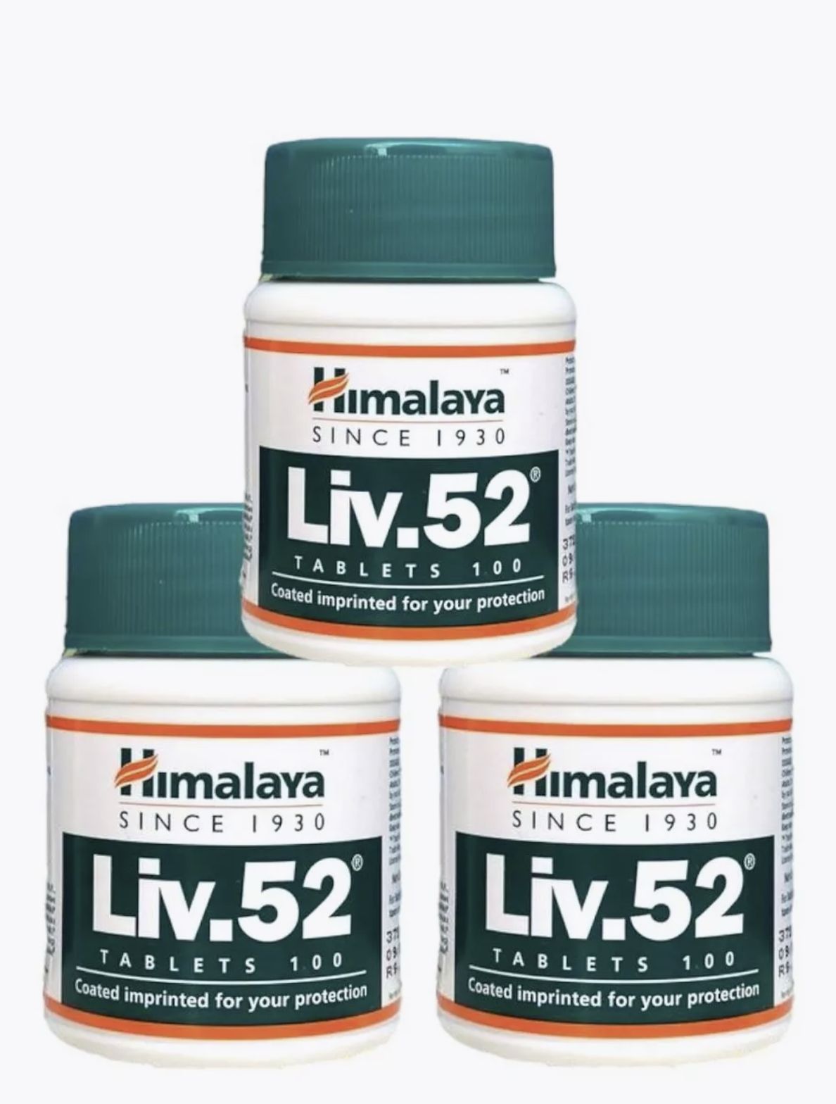 Лив.52Хималая,3шт.(Liv.52HimalayaHerbals)длязащитыиочисткипечени,пригепатитеABC,отцирроза,100таб.