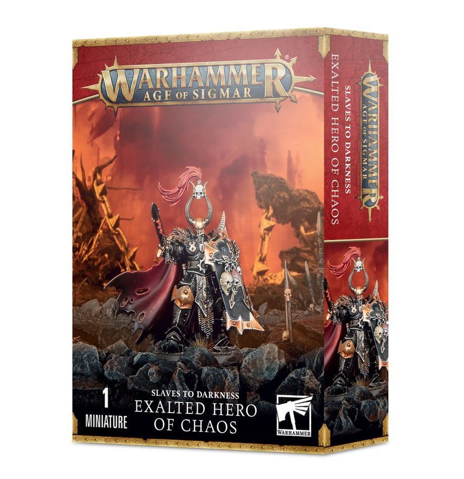 Миниатюра для игры Games Workshop Warhammer Age of Sigmar Slaves to  Darkness: Exalted Hero of Chaos