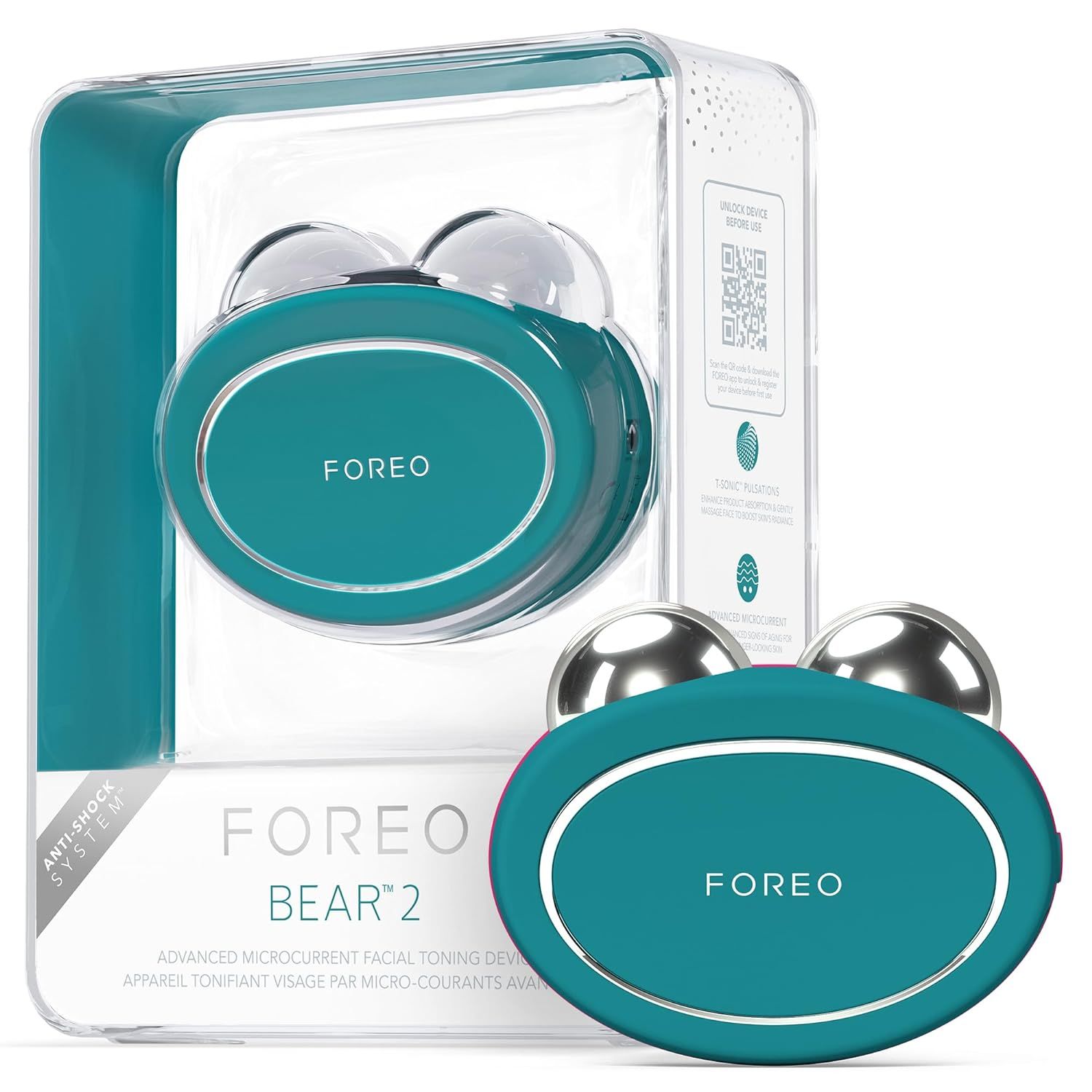 FOREO BEAR 2 Тонизирующие микротоки для лица