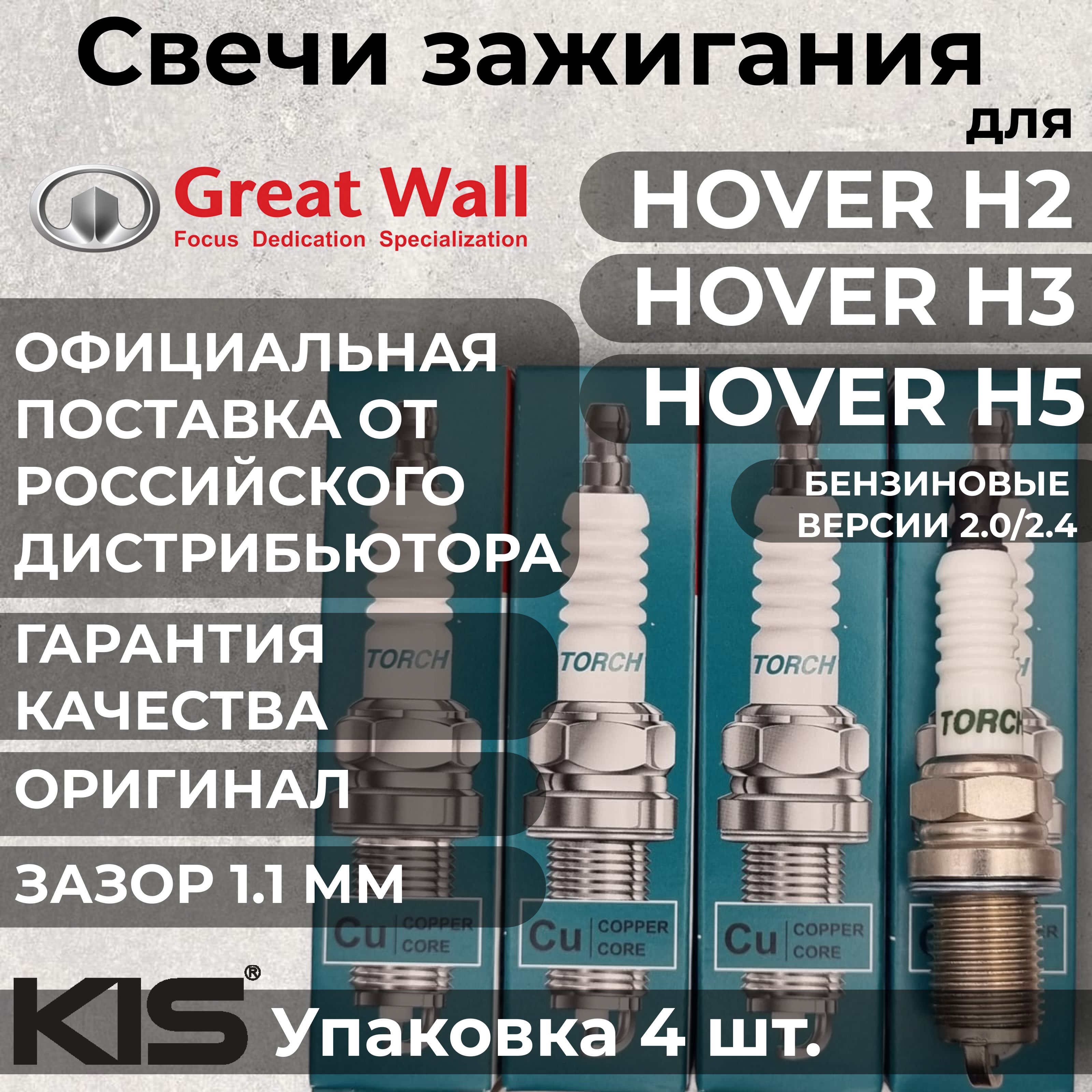 Свеча зажигания TORCH HOVERTORCH - купить по выгодным ценам в  интернет-магазине OZON (1442252895)