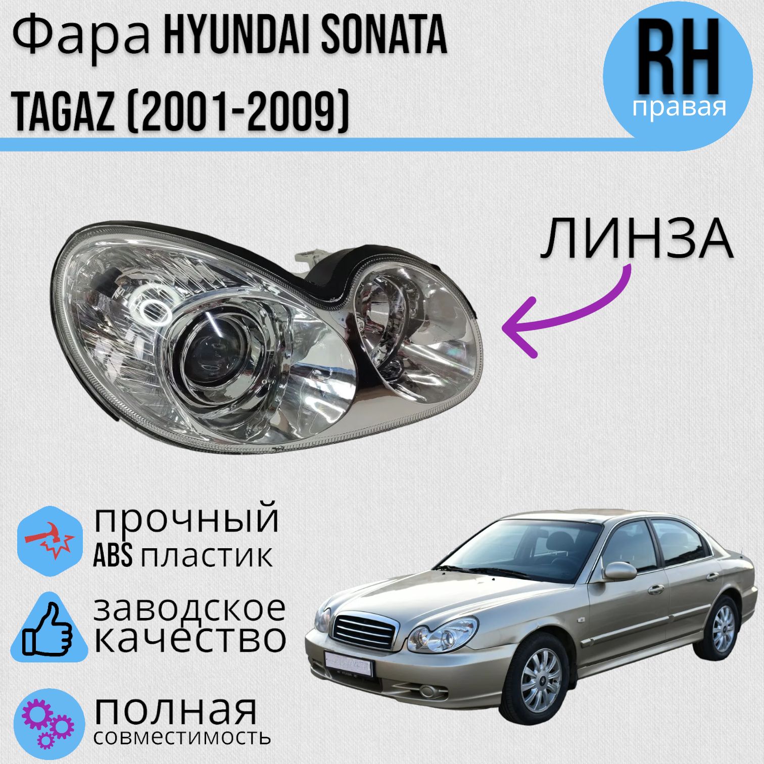 Фара автомобильная Jorden купить по выгодной цене в интернет-магазине OZON  (990437269)