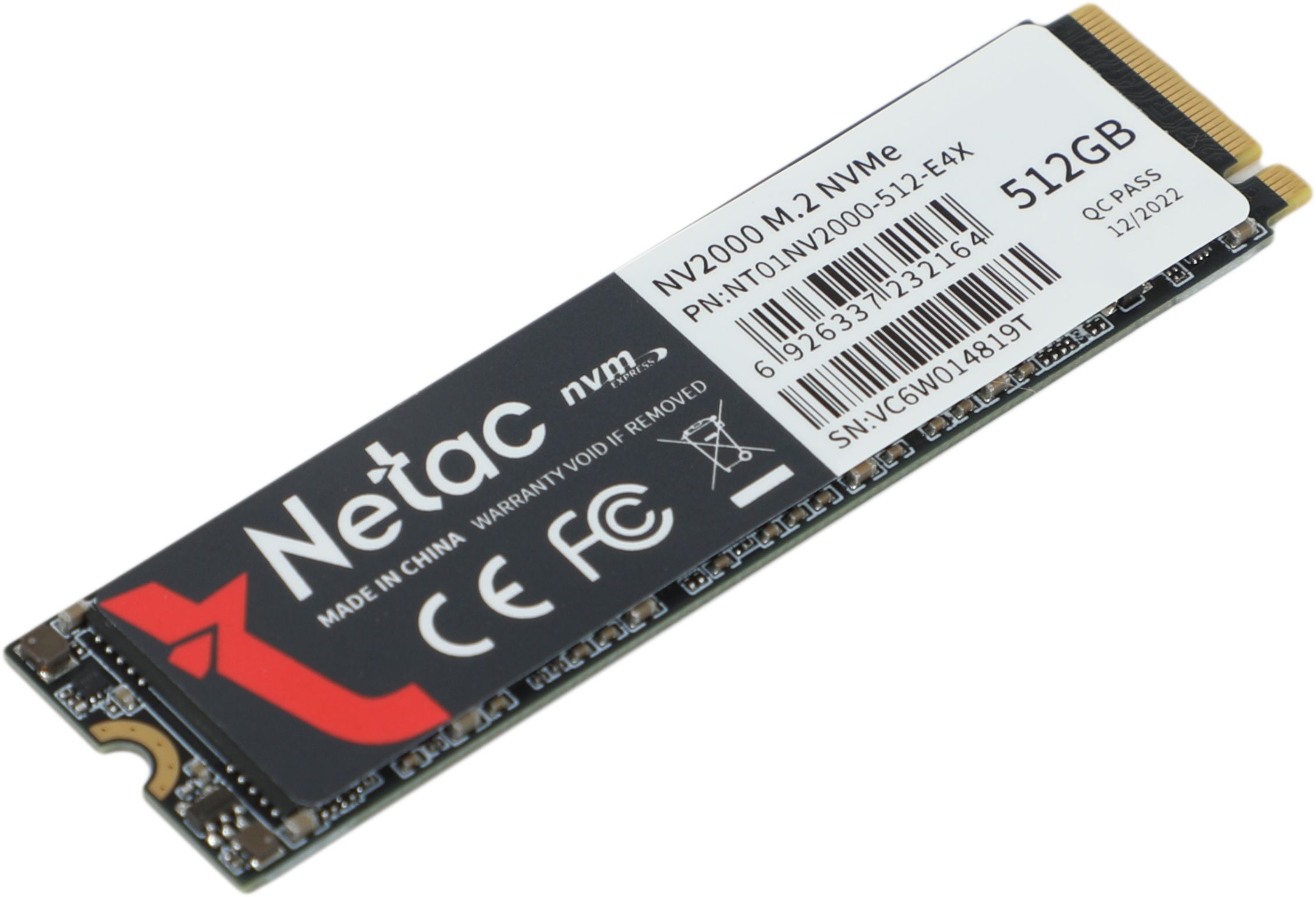 Netac512ГБВнутреннийSSD-дискNT01NV2000-512-E4X(NT01NV2000-512-E4X)