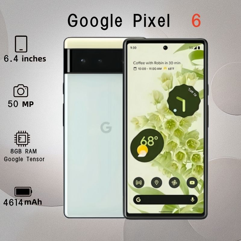 GoogleСмартфонPixel6_6-1-128USA8/128ГБ,зеленый