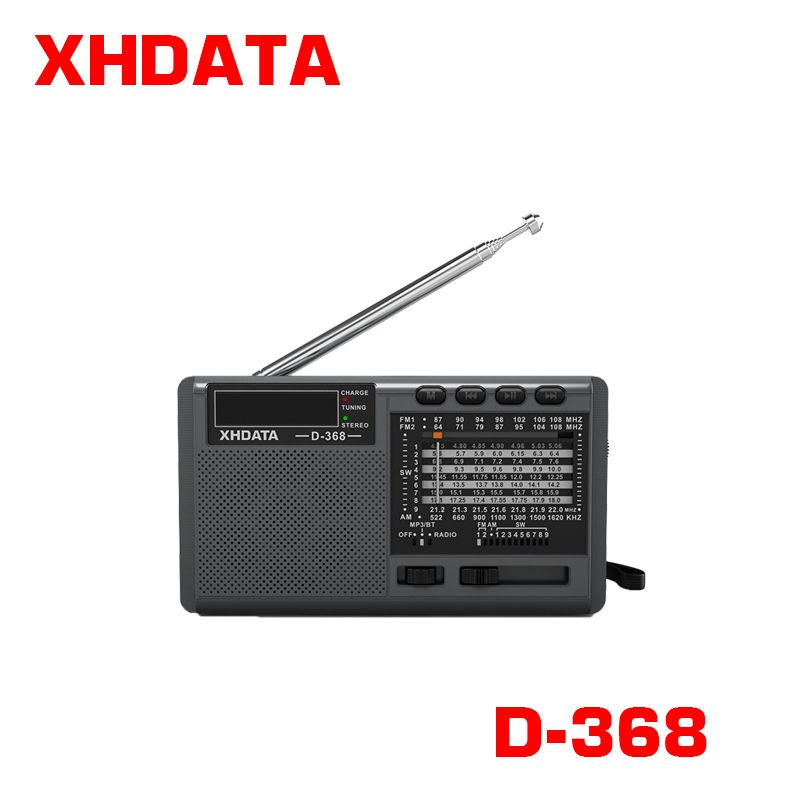 XHDATAМагнитолаD-368RADIO,5Вт