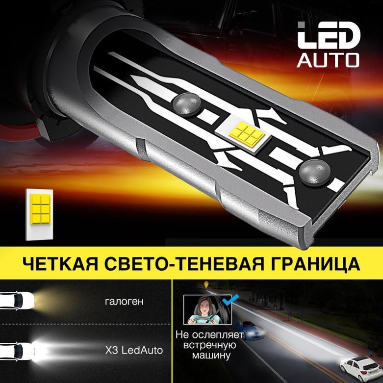 Светодиодная лампа LED AUTO X3 HB3 (9005)