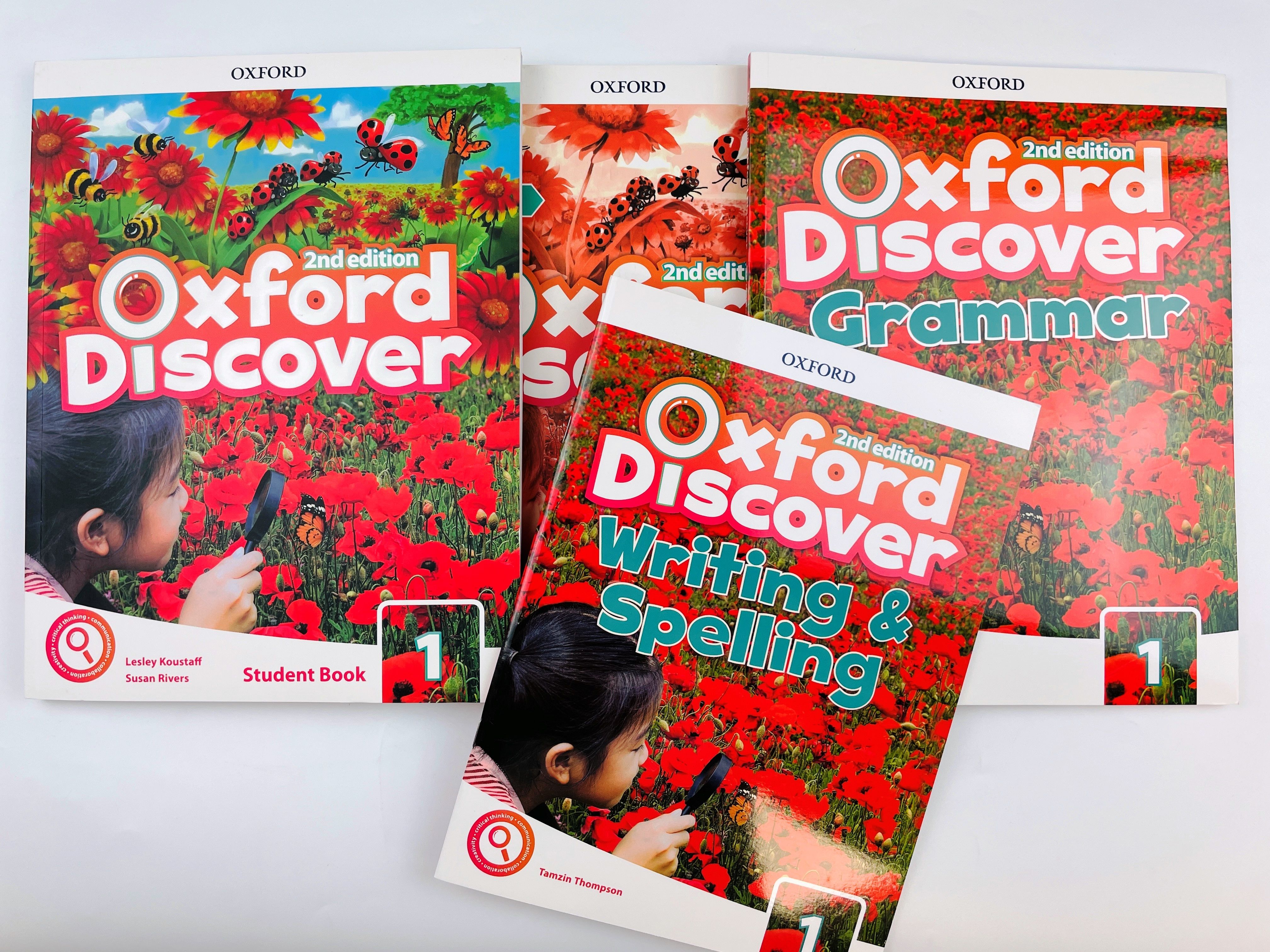 Oxford Discover 1 Student Book + Workbook + Oxford Discover Grammar 1 Students book (2nd edition) + Discover Writing & Spelling 1 | Vilina Charles