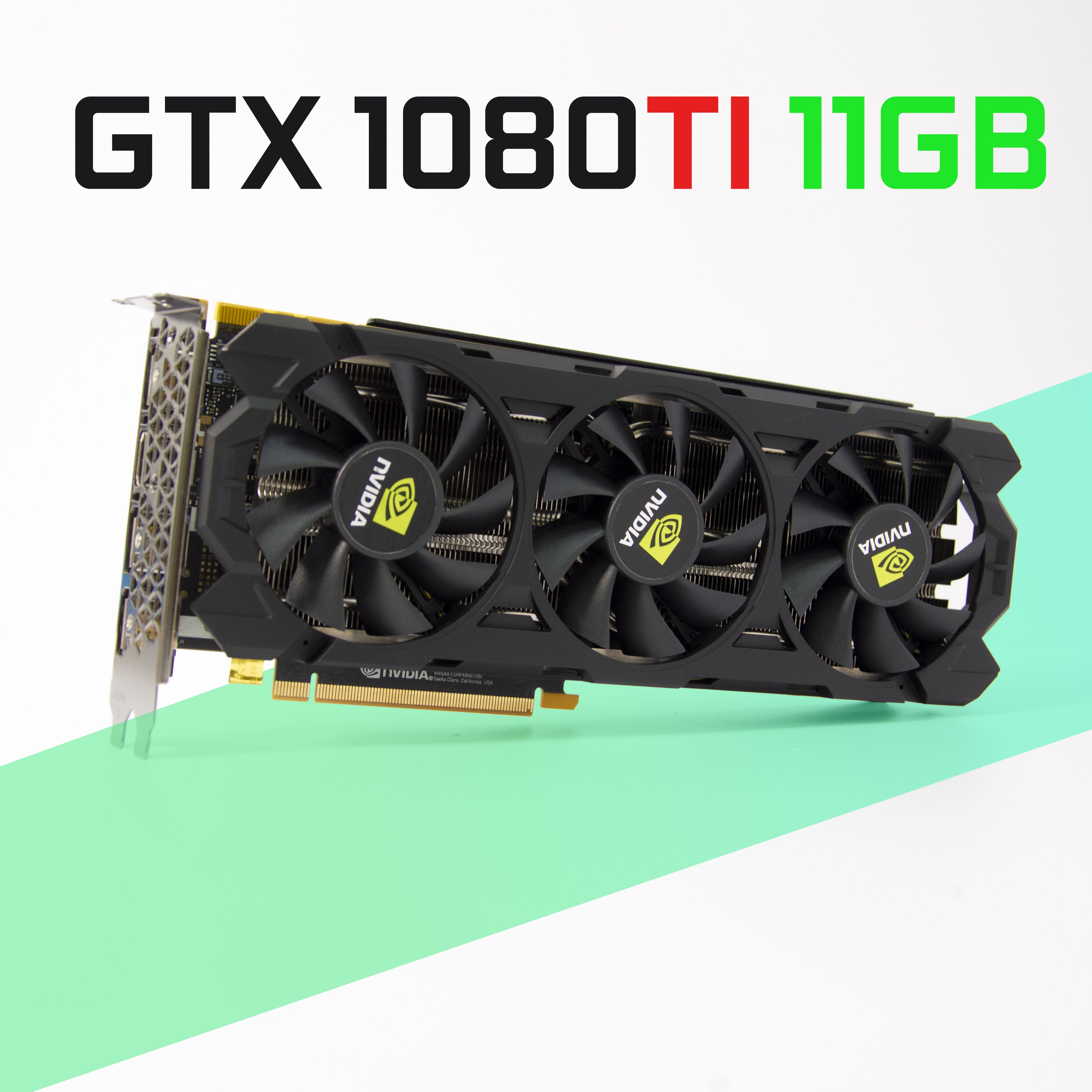 NVIDIAВидеокартаGeForceGTX1080Ti11ГБ(GTX1080TI)