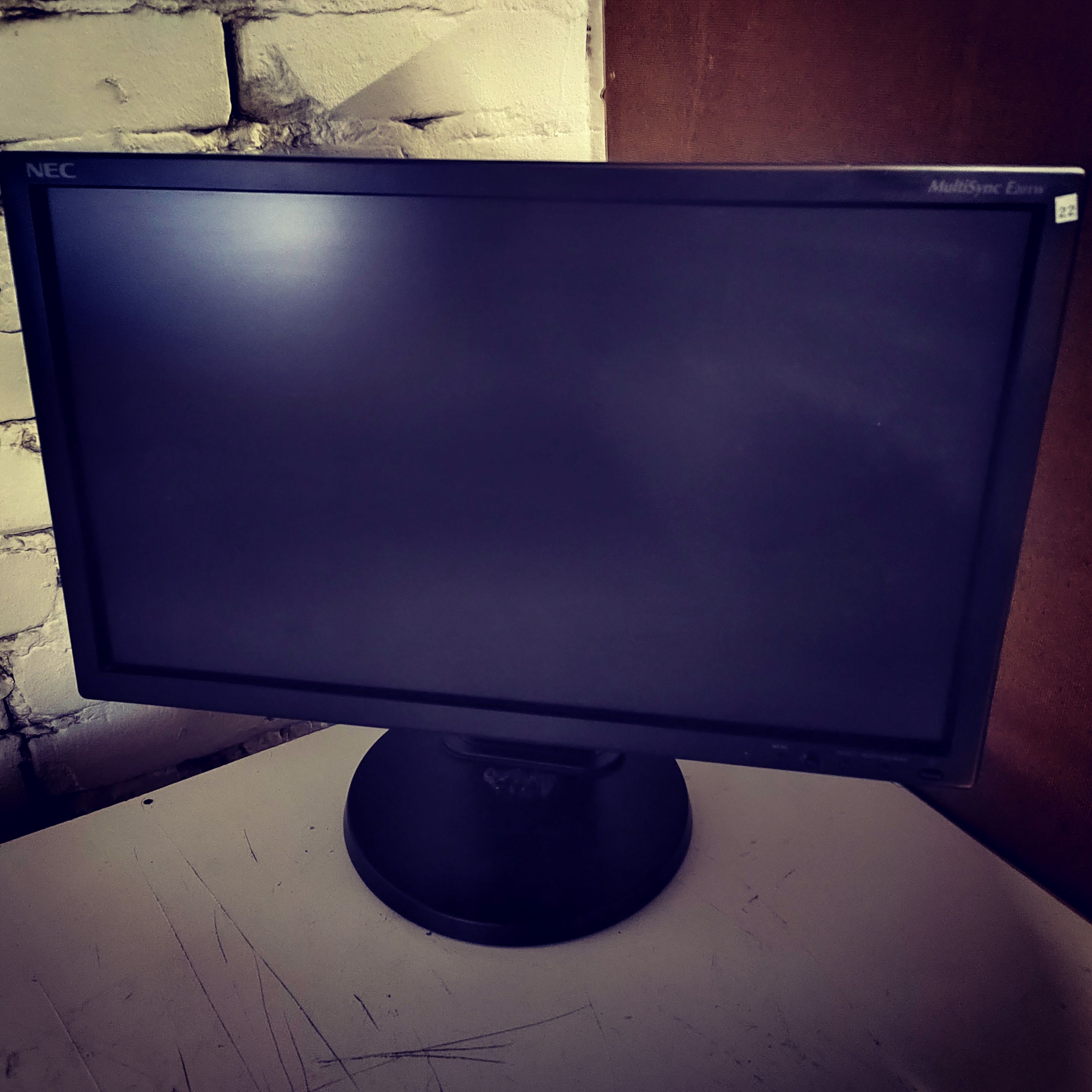 20"МониторE201W-BK,черный