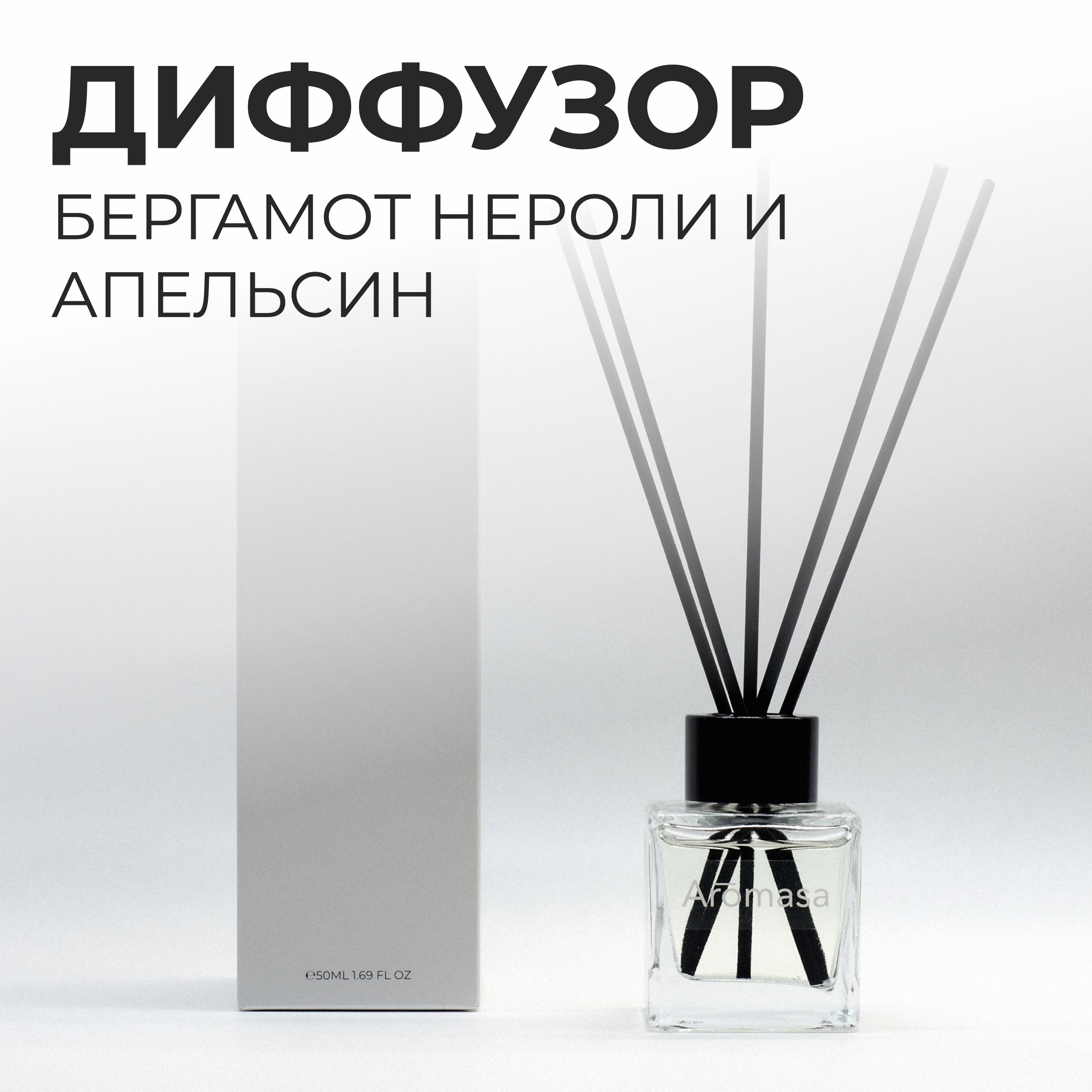 Бергамот нероли апельсин / bergamot neroli orange / Ароматизатор для дома, диффузор для дома