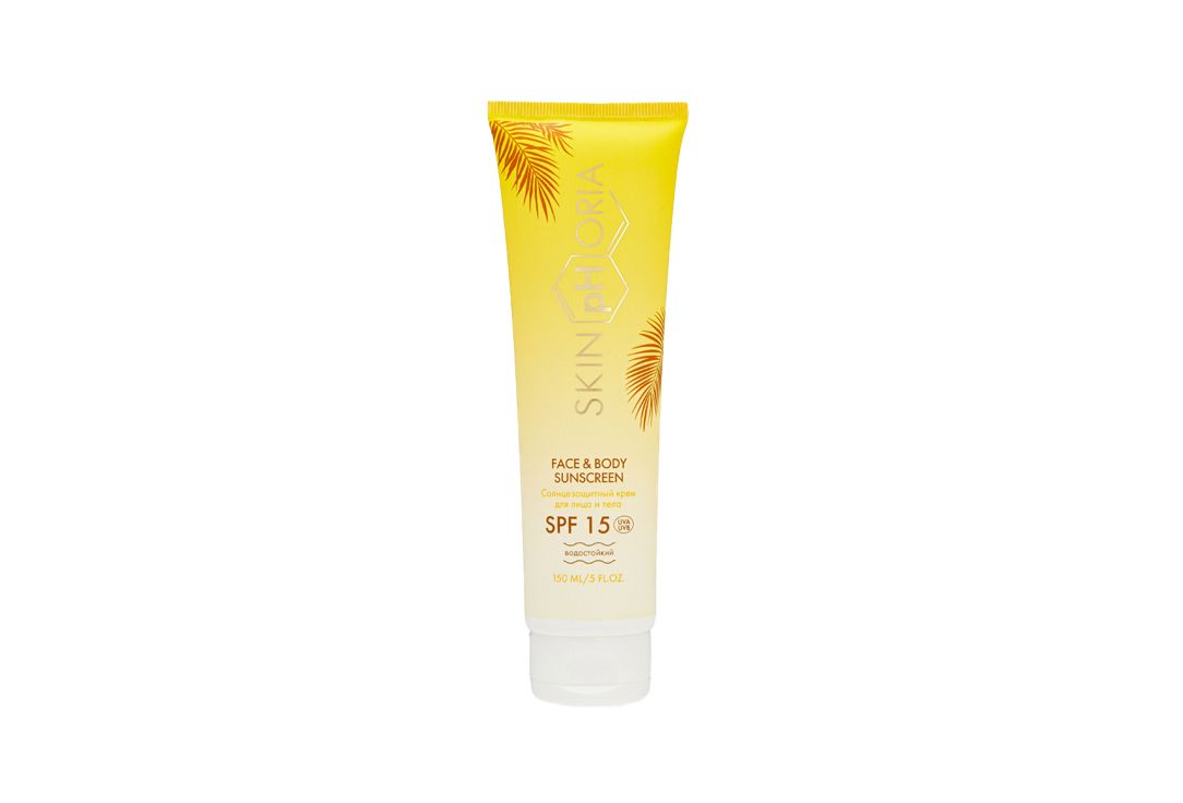 Крем для лица и тела SPF15 SKINPHORIA Face & Body Sunscreen