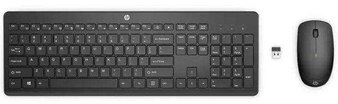 НаборклавиатурасмышьюKeyboardandMouseHPWireless235RUSSblack