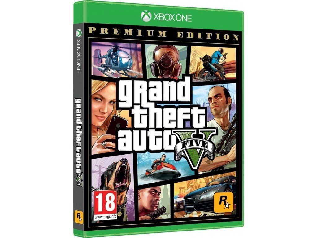 Игра Grand Theft Auto V Premium Edition GTA 5 (Xbox One, Русские субтитры)