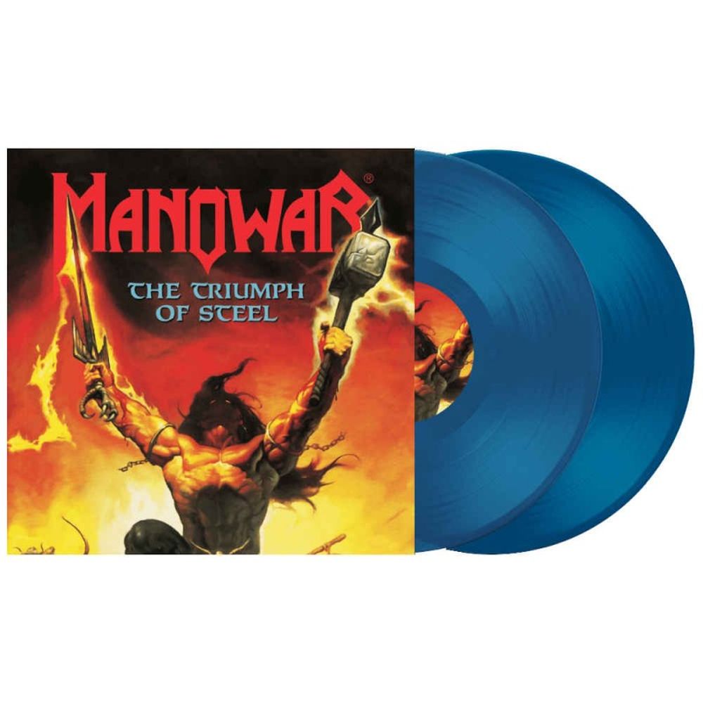 Manowar - The Triumph Of Steel, 2LP Gatefold, BLUE LP, пластинка