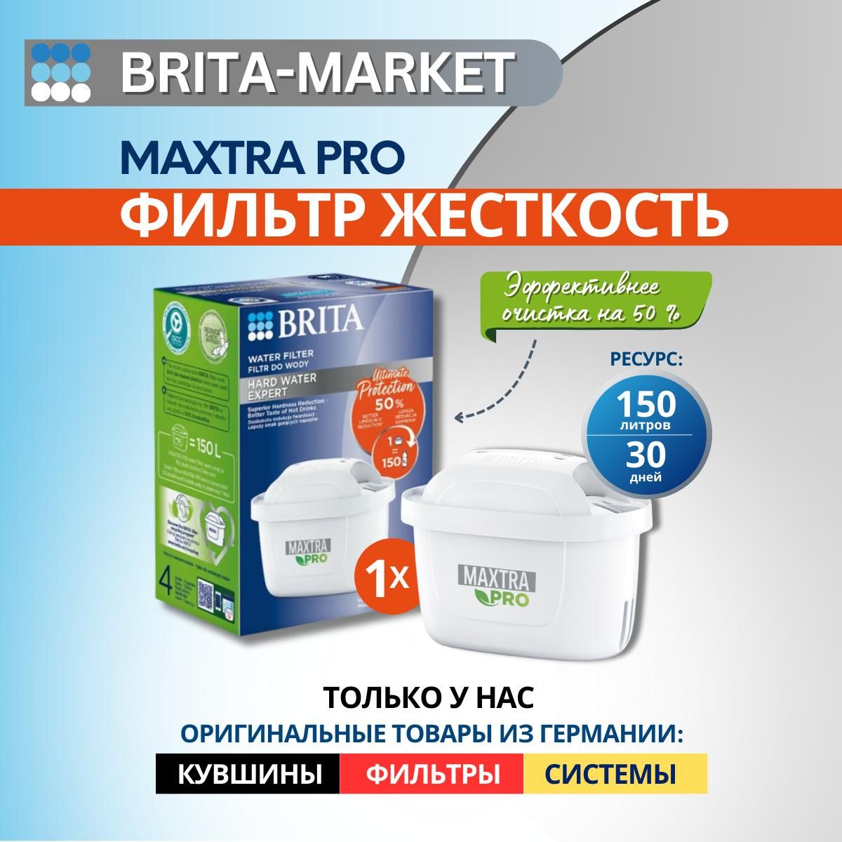 Фильтр для жесткой воды Брита BRITA Maxtra+ Limescale 1 шт,