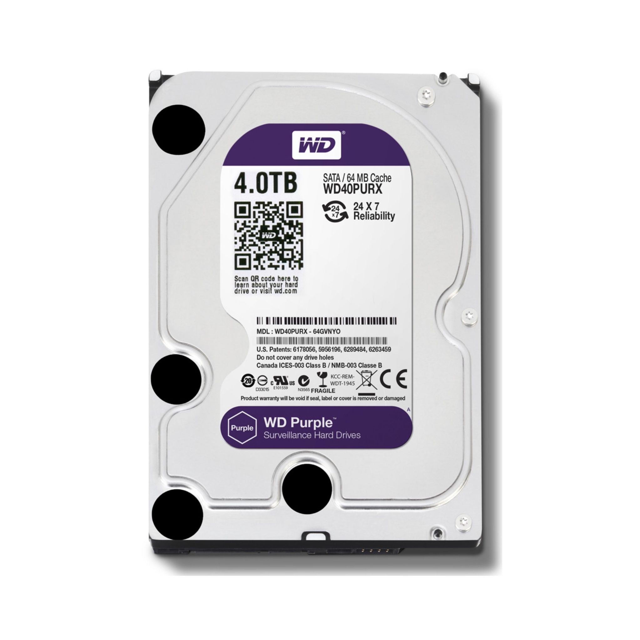 Купить Жесткий Диск Wd Purple Wd40purz