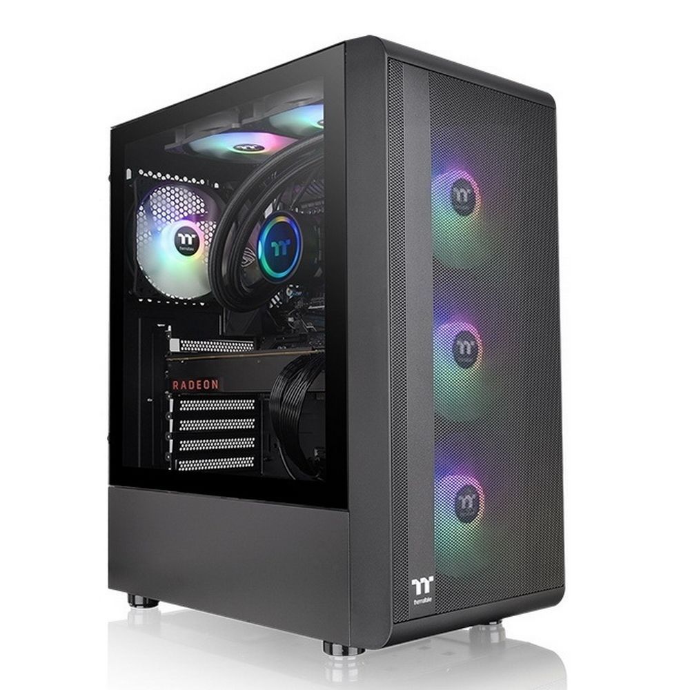 Thermaltake Компьютерный корпус CA-1X2-00M1WN-00, черный (CA-1X2-00M1WN-00)