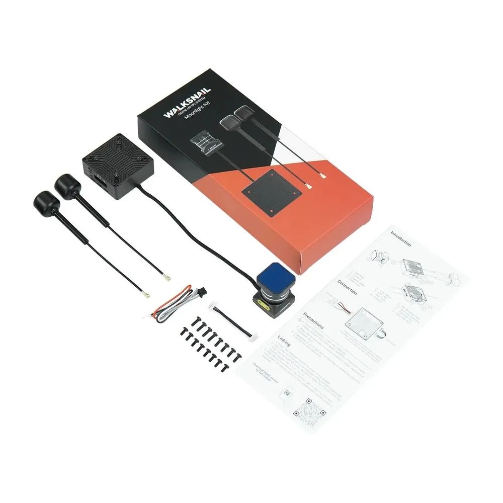 Walksnail Moonlight Kit HD 4K ночного видения, встроенный гироскоп, комплект передачи цифрового изображения