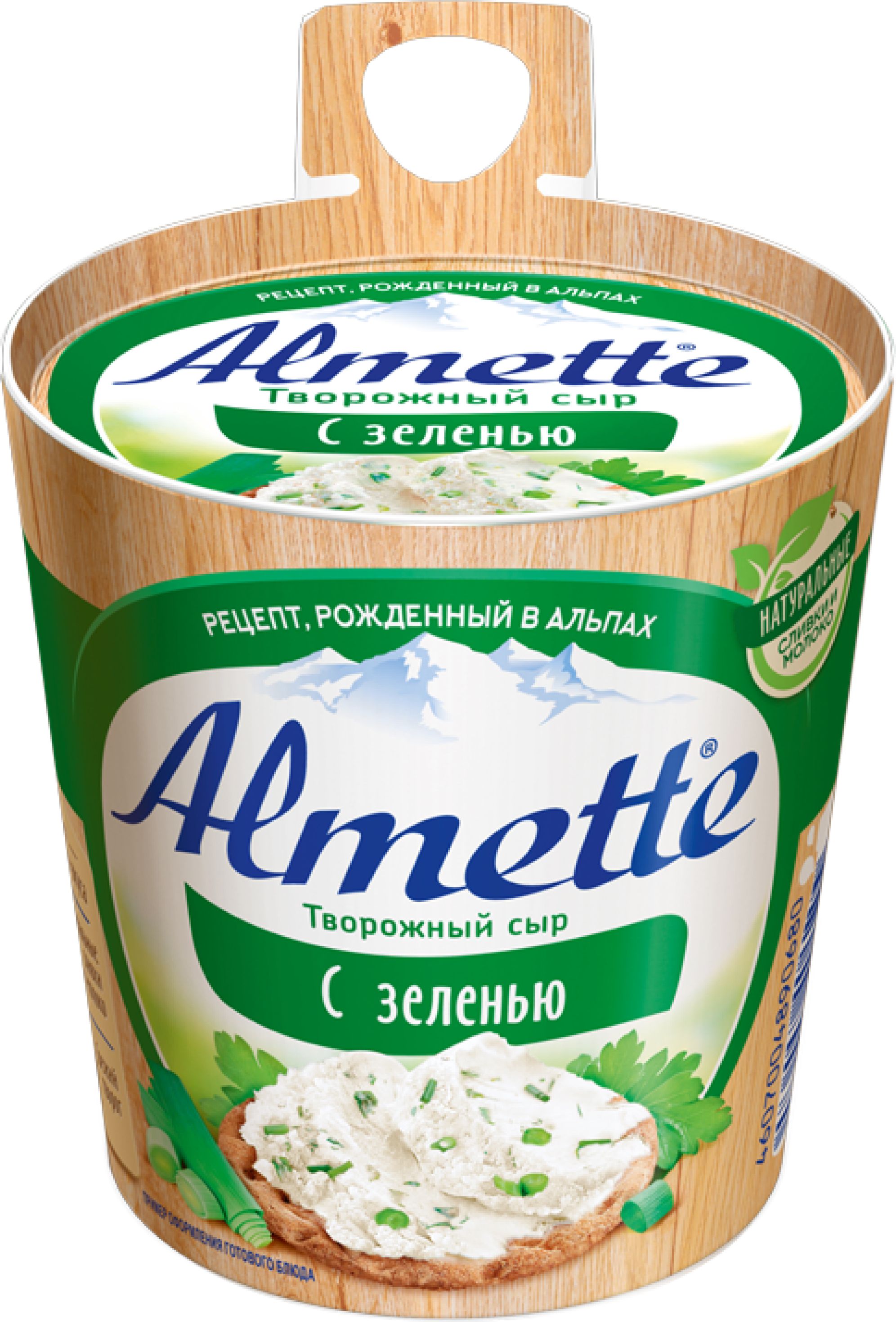 Сыр творожный Almette с зеленью, 60%, 150 г