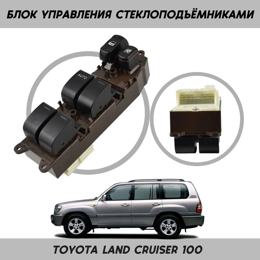 Блок управления стеклоподъёмниками Toyota Land Cruiser 100