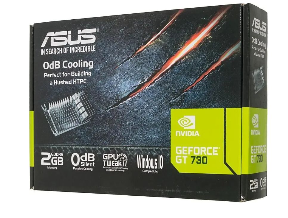 ASUSВидеокартаGeForceGT7302ГБ(GT730-SL-2GD5-BRK)