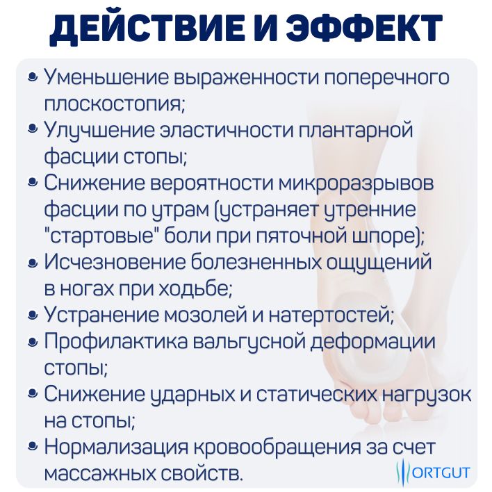 ORTGUT Ортопедические подушечки под переднюю часть стопы / Вкладыши дл(图8)