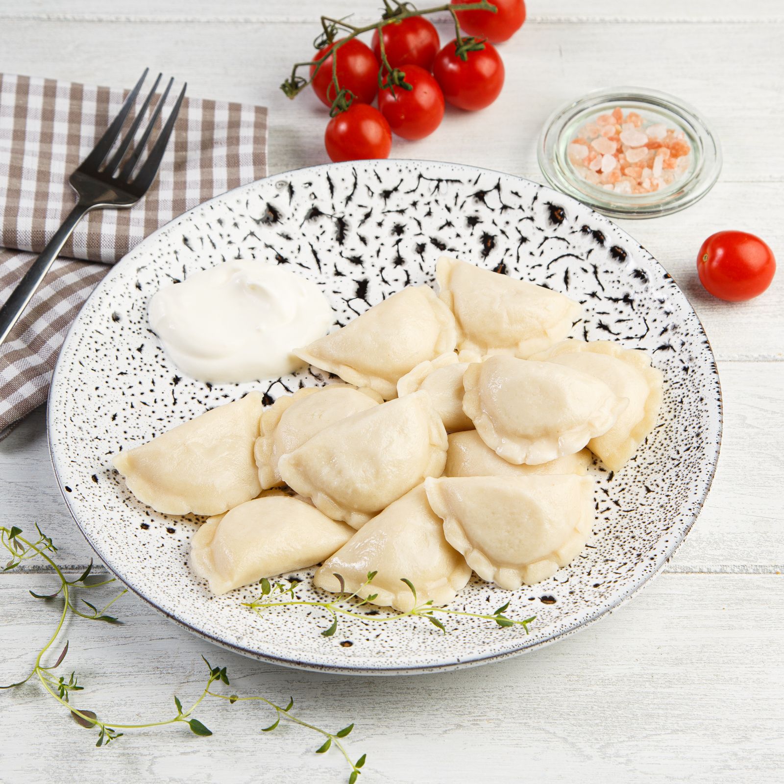 Вареники с картофелем и луком со сметаной Creative Kitchen, 200 г купить на OZON по низкой цене (1670307288)