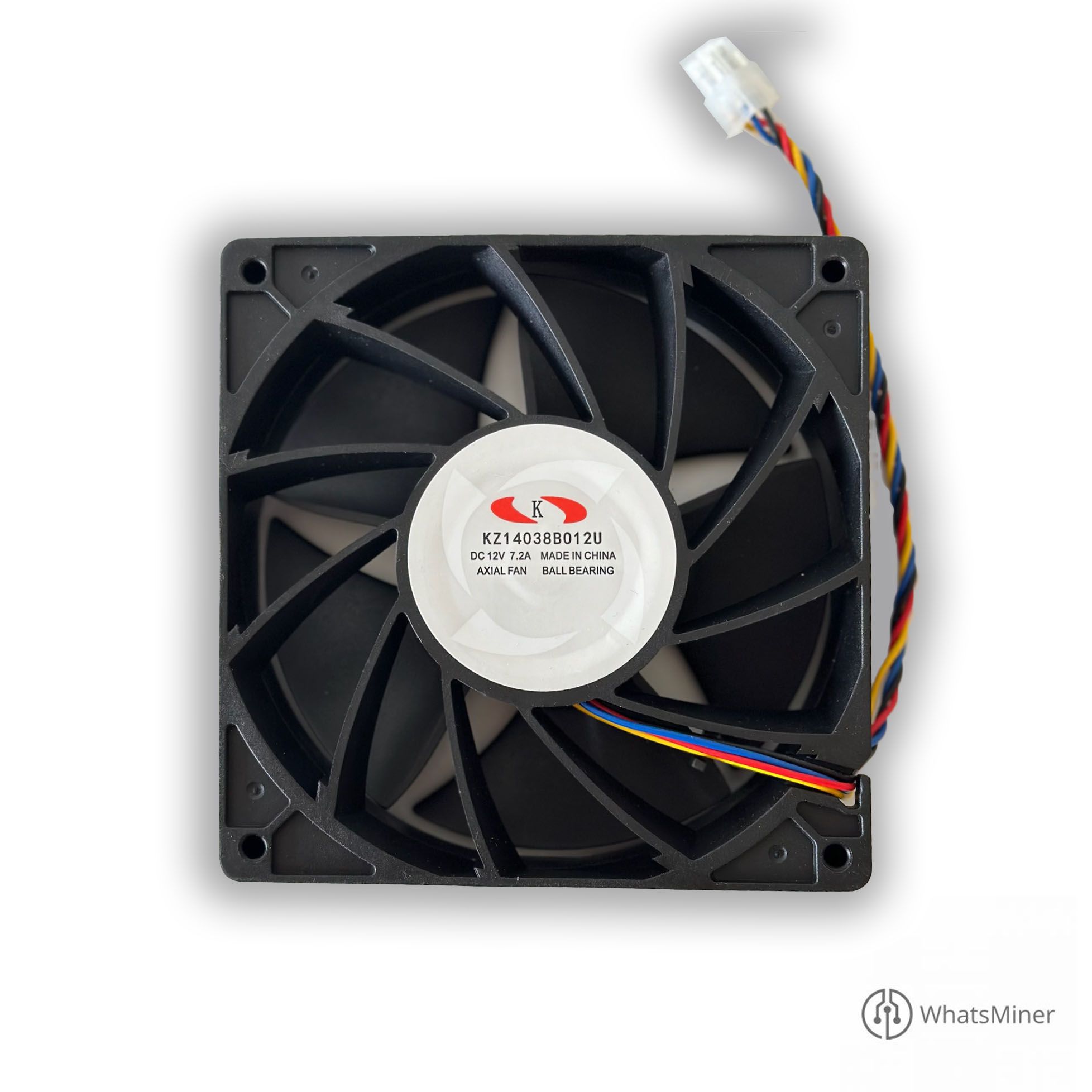 Вентилятор/кулер для асика Whatsminer KZ 14038B012U 4pin 5 лопастей