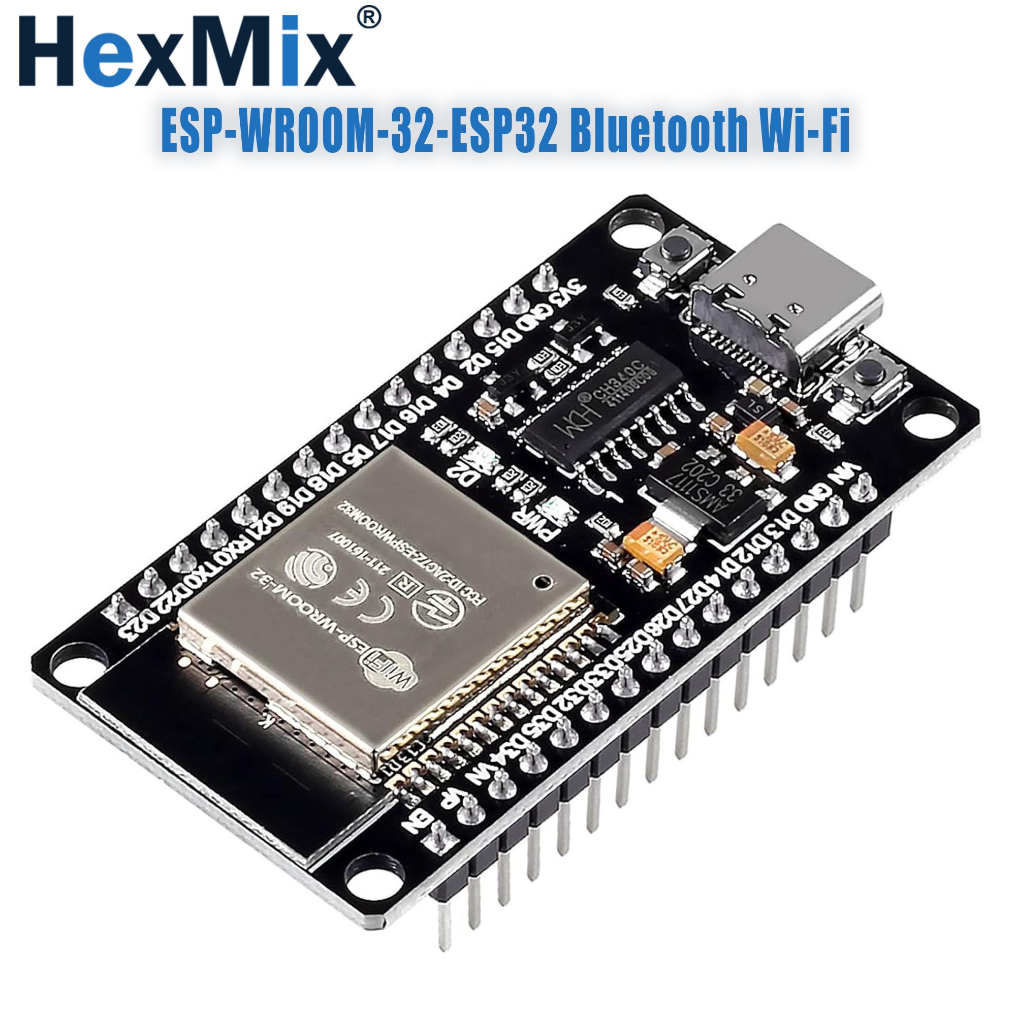 ESP-WROOM-32-ESP32BluetoothWi-Fiплатаразработчика