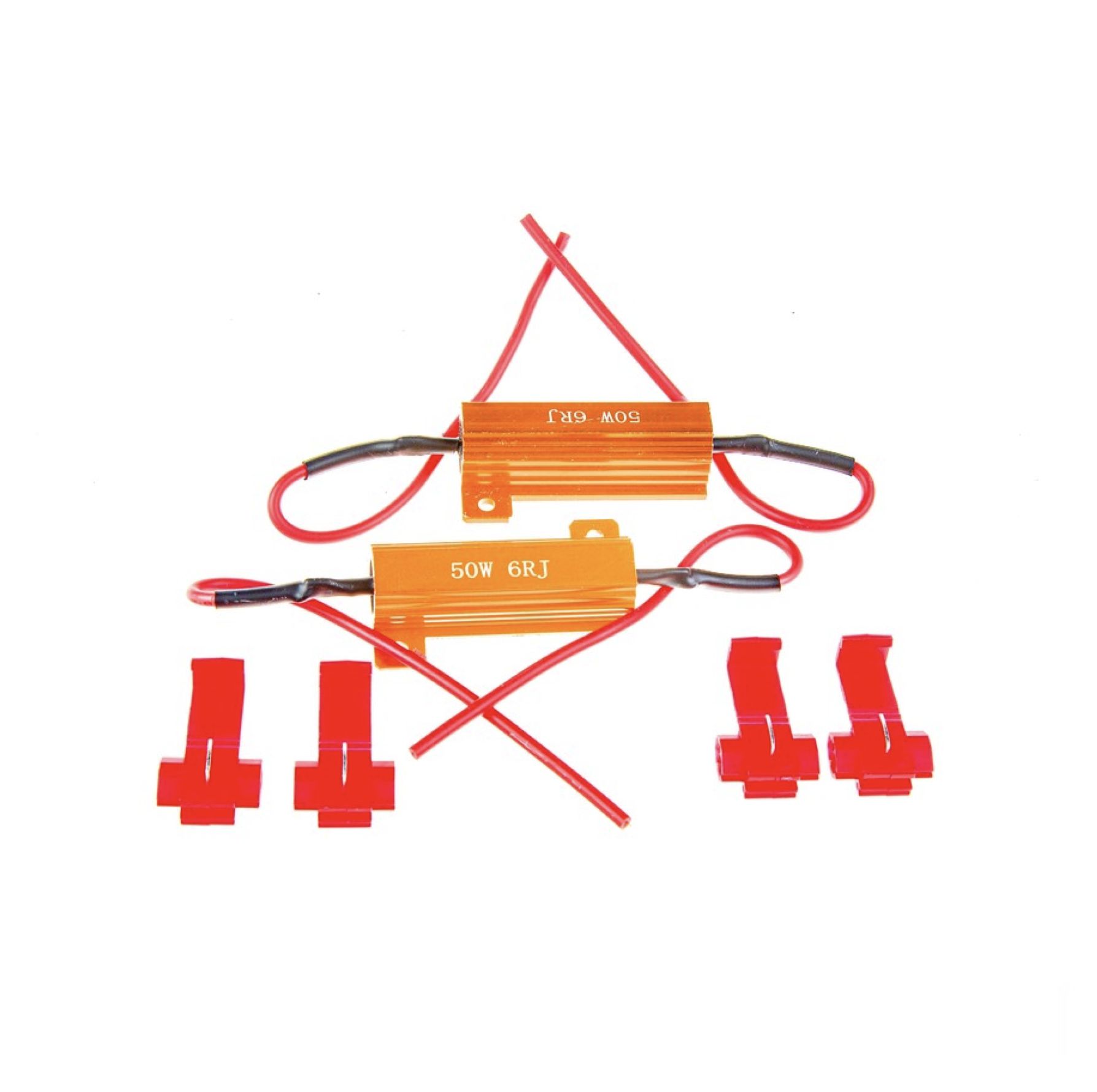 Нагрузочный резистор 50W6RJ (2шт). Обманка, сопротивление для фар.