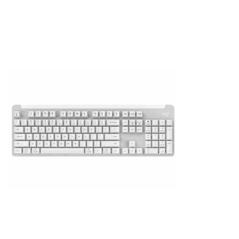 Alzzlie Клавиатура беспроводная Logitech Signature K865,white, Английская раскладка, белый