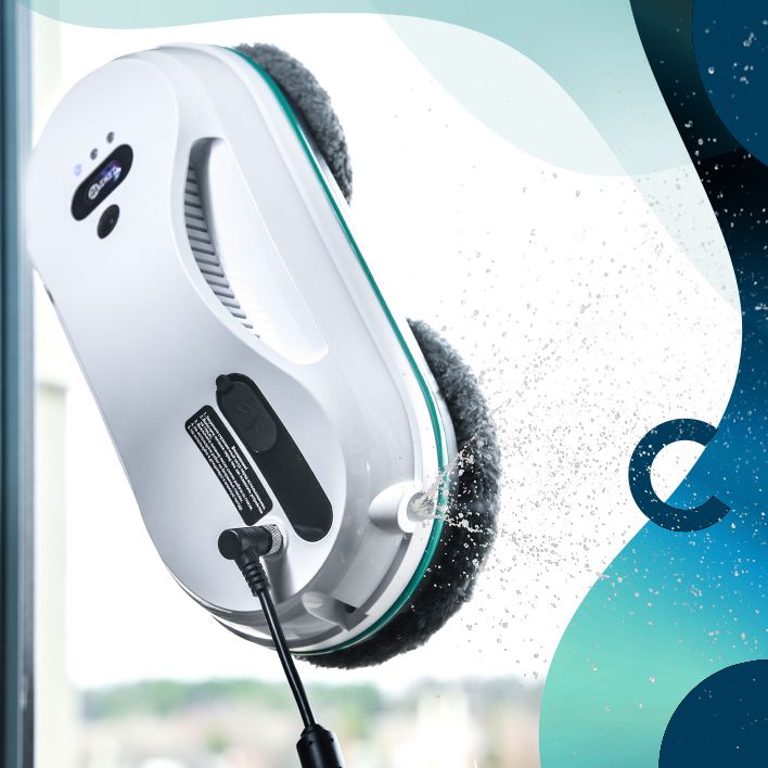 Робот мойщик окон Даджет dBot W200, мойщик окон робот с распылением, с(图2)