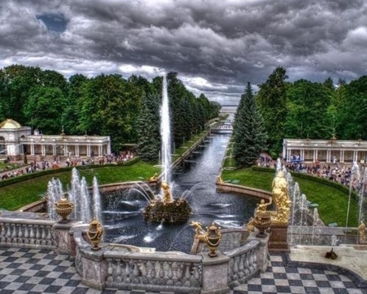 Алмазная мозаика на подрамнике 40х50см пейзаж Питер Санкт Петербург ZM-2719