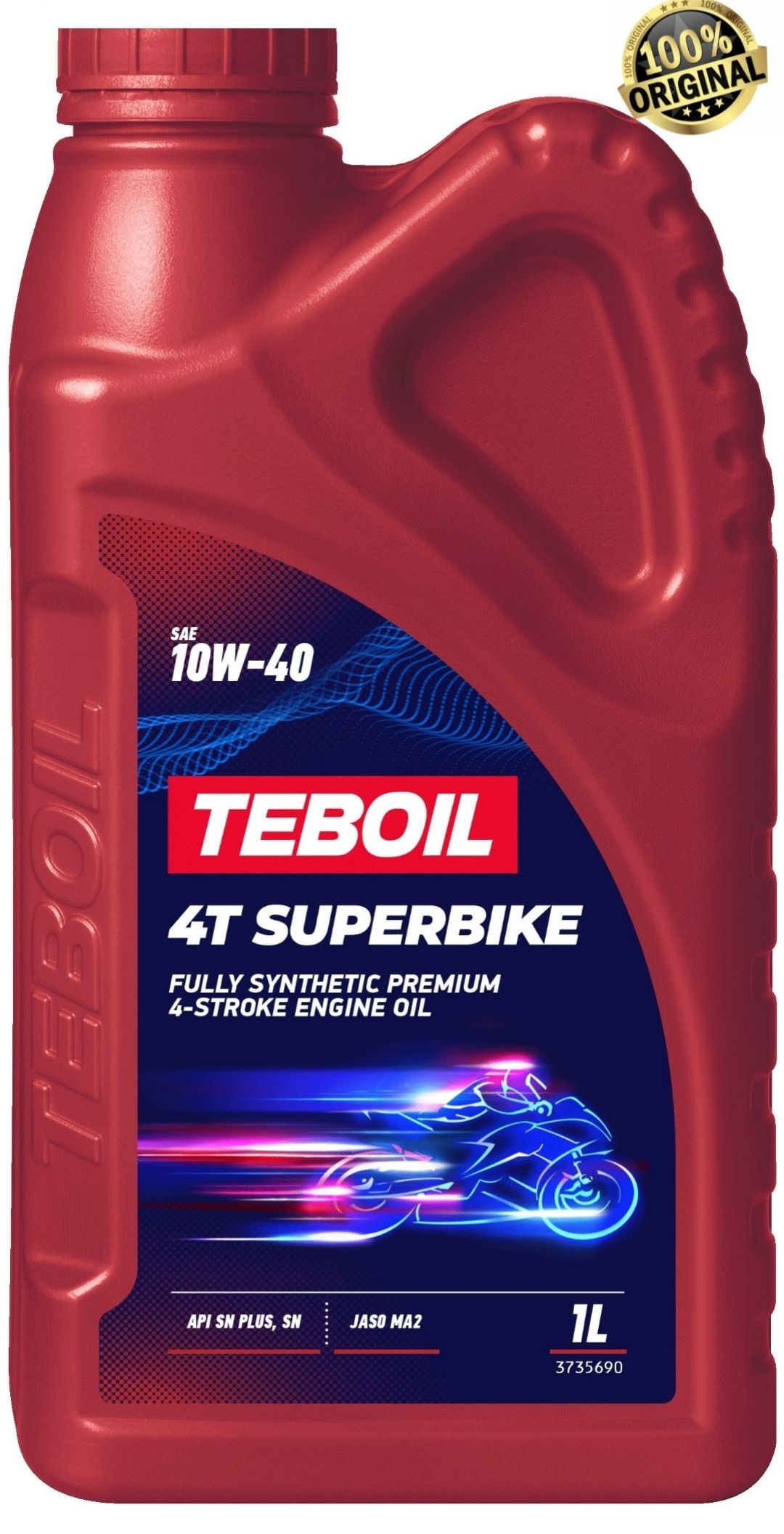 TEBOIL 10W-40 Масло моторное, Синтетическое, 1 л