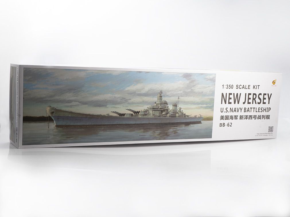 Сборная модель судна USS New Jersey VF350911, масштаб 1/350