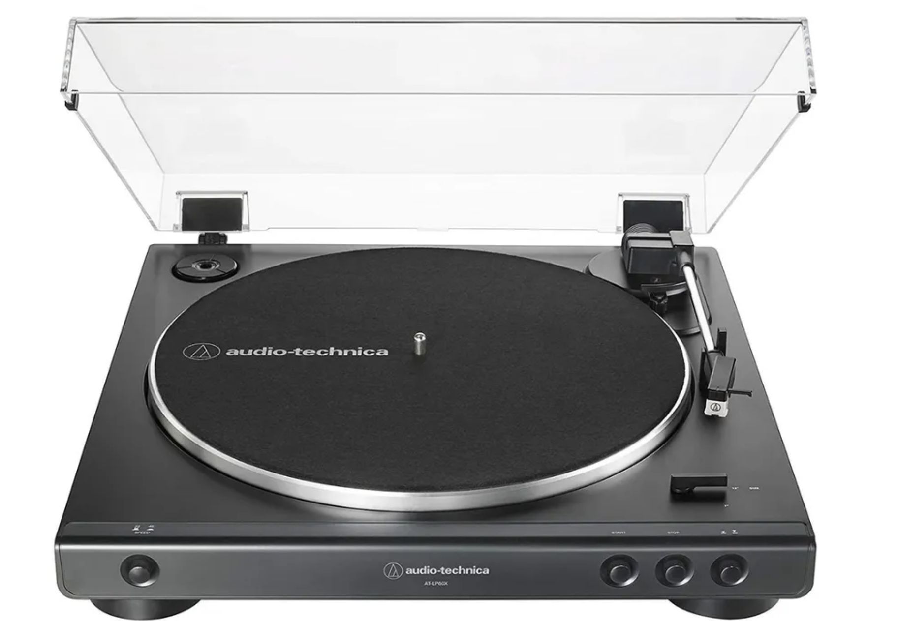 ВиниловыйпроигрывательAUDIO-TECHNICAAT-LP60Xтемно-серый